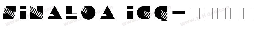 Sinaloa ICG字体转换